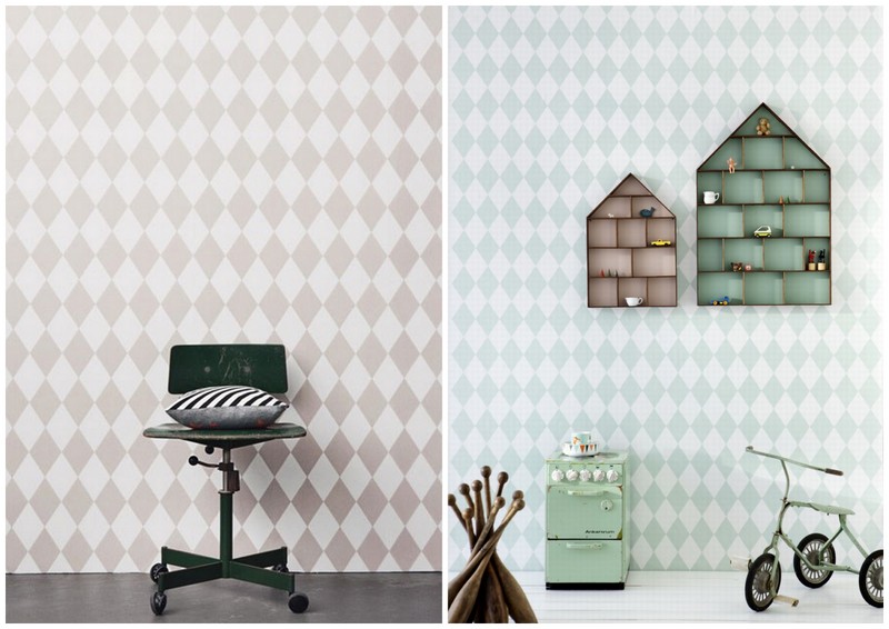 Behangprints Harlequin