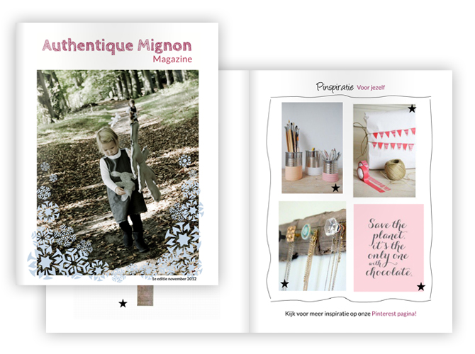 Magazine van Authentique Mignon