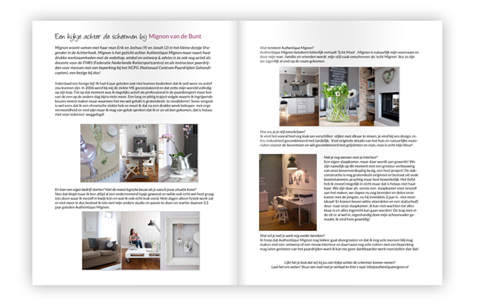 Magazine van Authentique Mignon