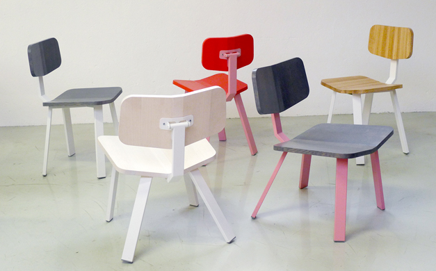Compacte leuke werkplek stoelen
