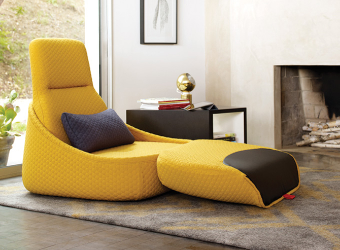 HOSU geel meubel in interieur
