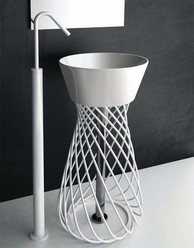 Italiaans design Wastafel wit