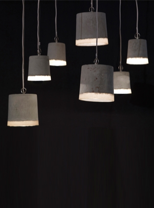 Lamp van beton
