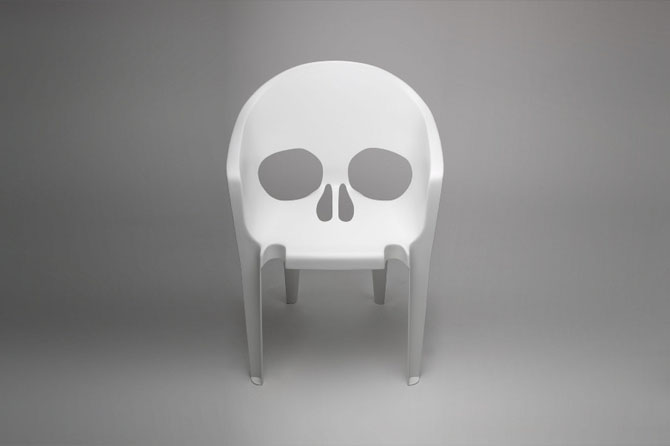 Skulls stoel stoer jongenskamer