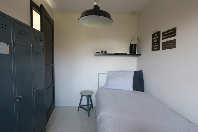 Stoere kast in slaapkamer