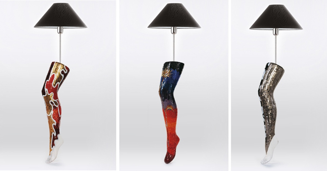 Verlichting met moza&iuml;ek