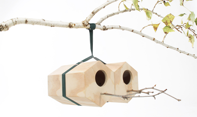 Vogelhuisje dubbeldekker