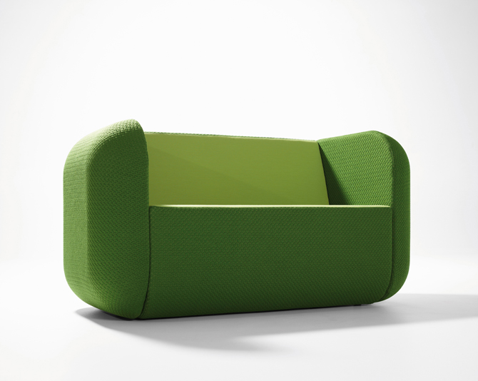 Bank groen tweezits