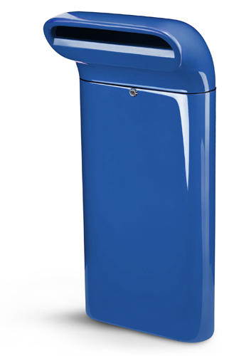 brievenbus blauw