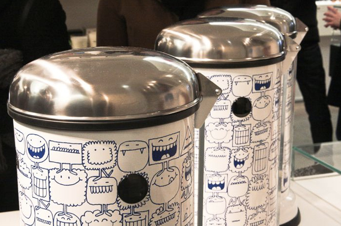 Design met Delftsblauw pedaalemmer