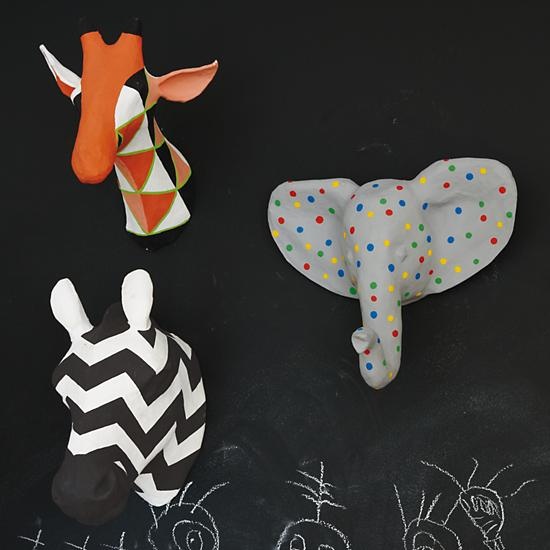 Wanddecoratie van papier Mache