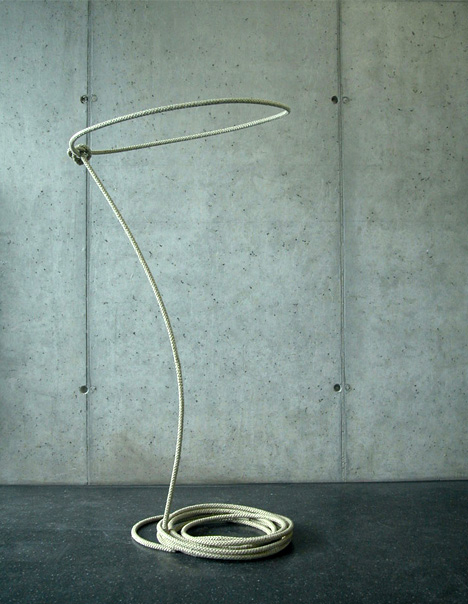Kapstok van touw