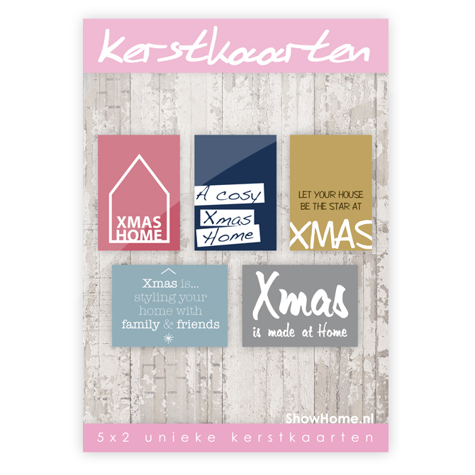 kerstkaarten interieur inspiratie