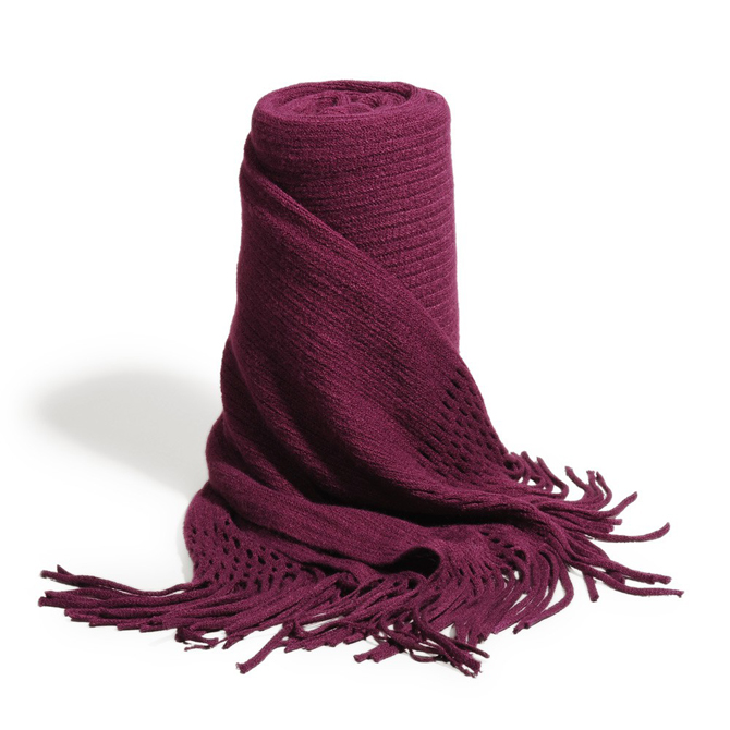 Warm kleed paars