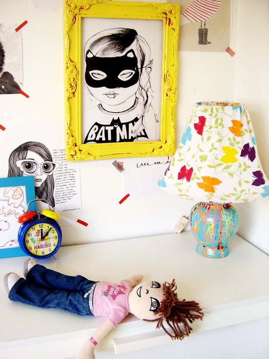 Mix match dhz retro design Brocante black white grappig Interieur