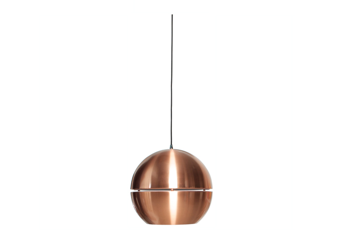 Retro koperen lamp