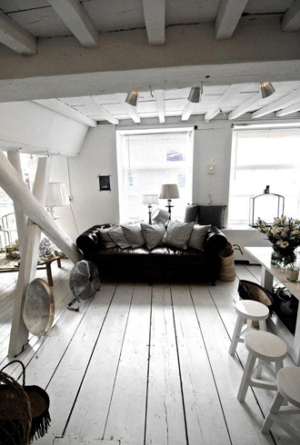 Showroom resultaat witte vloer