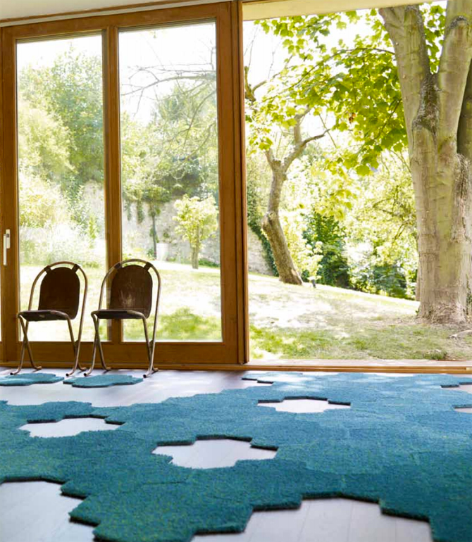 tapijttegels Island van Esprit Blauw