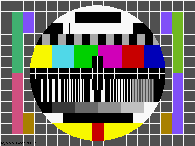 De televisie in het interieur