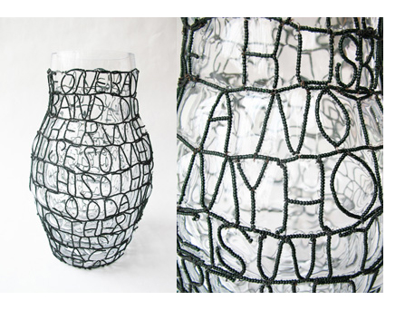 Story Vase zwart
