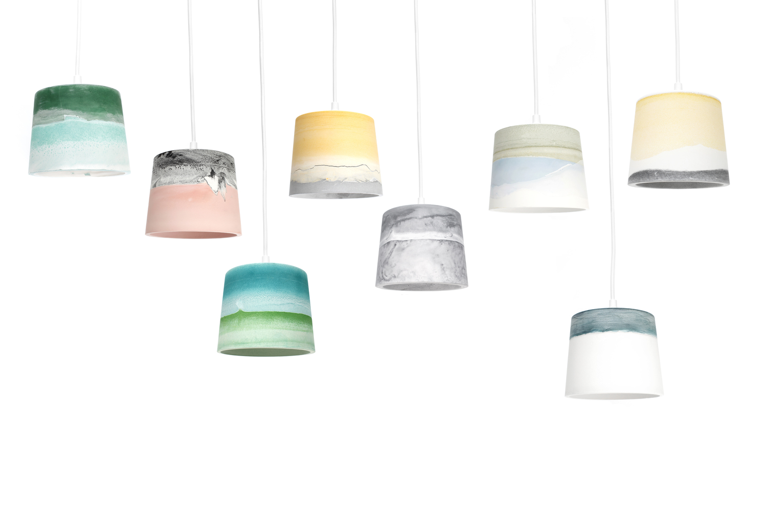Beton-look hanglamp
