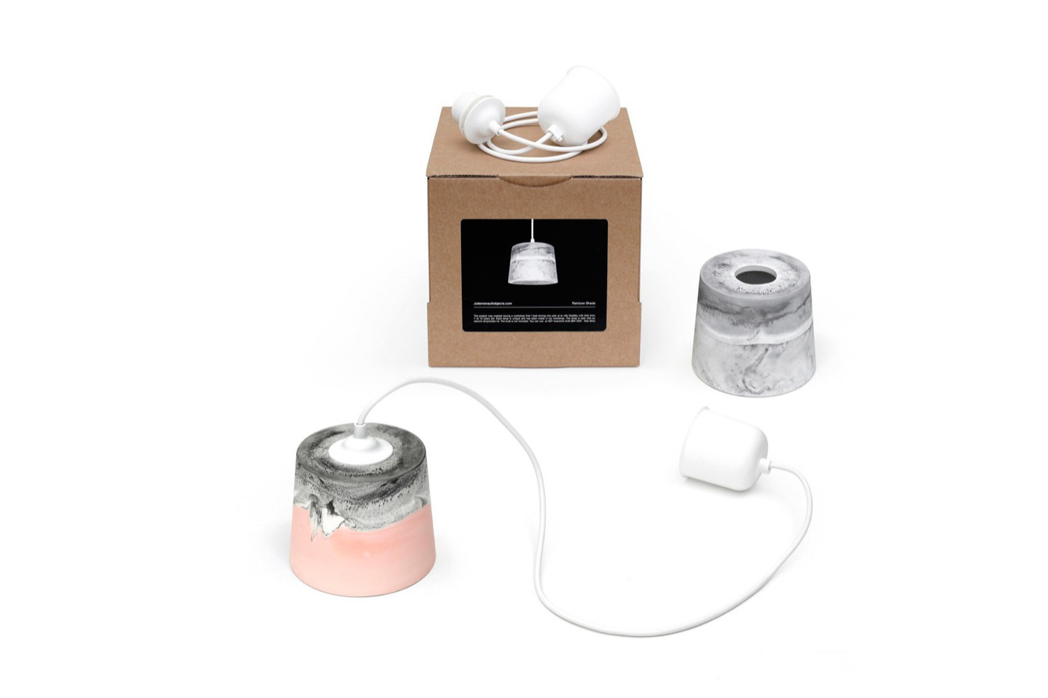 Beton-look hanglamp