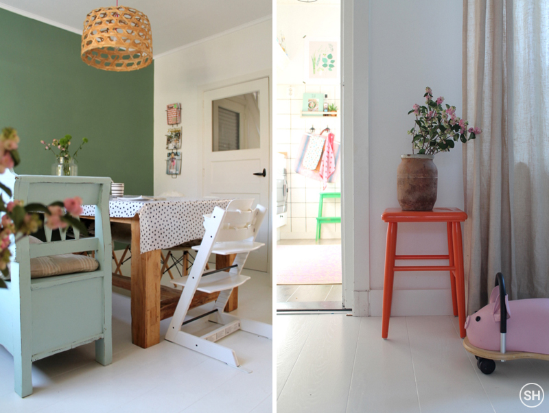 Binnenkijken in een kleurrijk huis