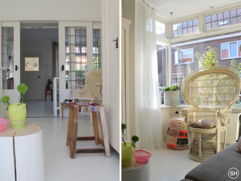 Binnenkijken in een kleurrijk huis