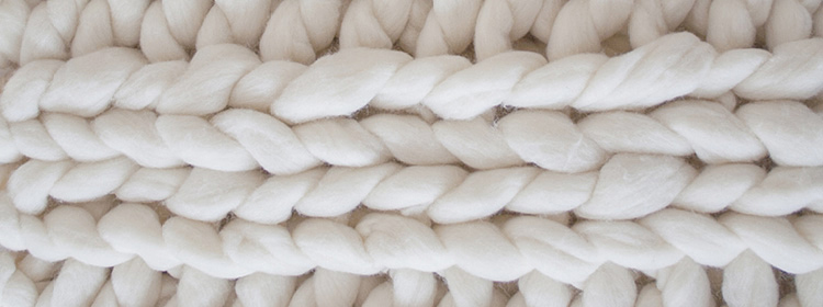 Deken van merino wol