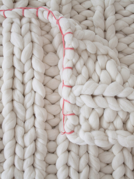 Deken van merino wol
