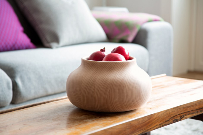 Houten schaal
