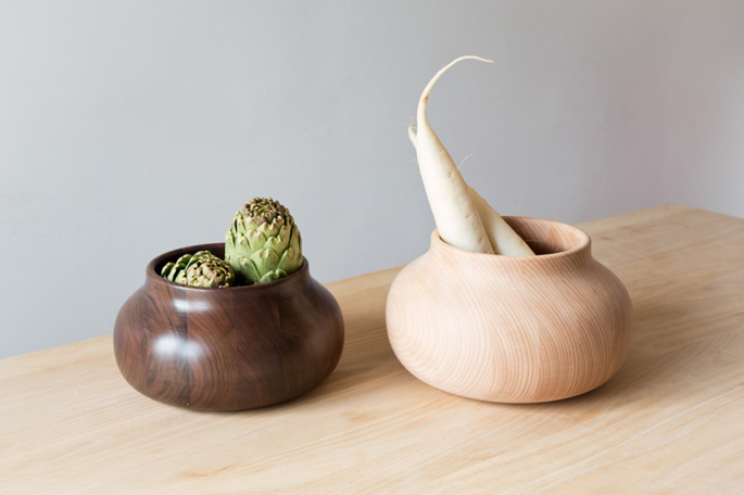 Houten schaal