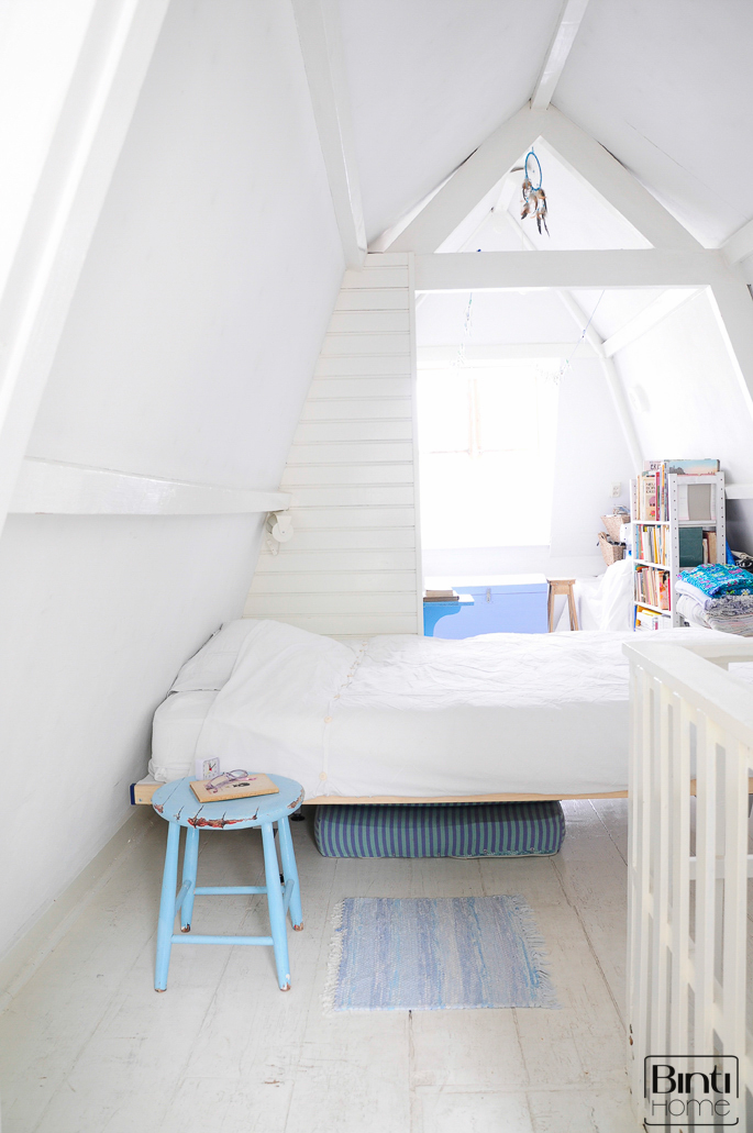 Interieur zolderkamer