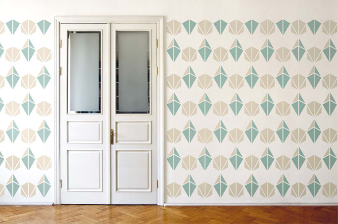 Modulair behang
