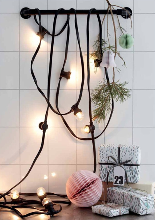 Scandinavische kerstsferen