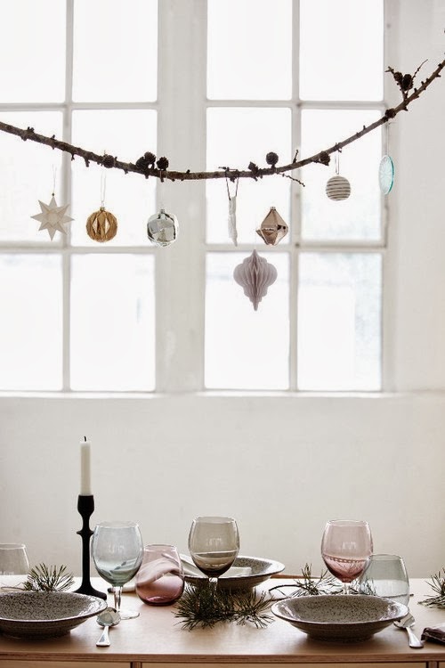 Scandinavische kerstsferen