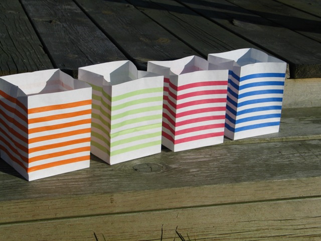 Woonwebwinkel sfeervolle candlebags met streepjes