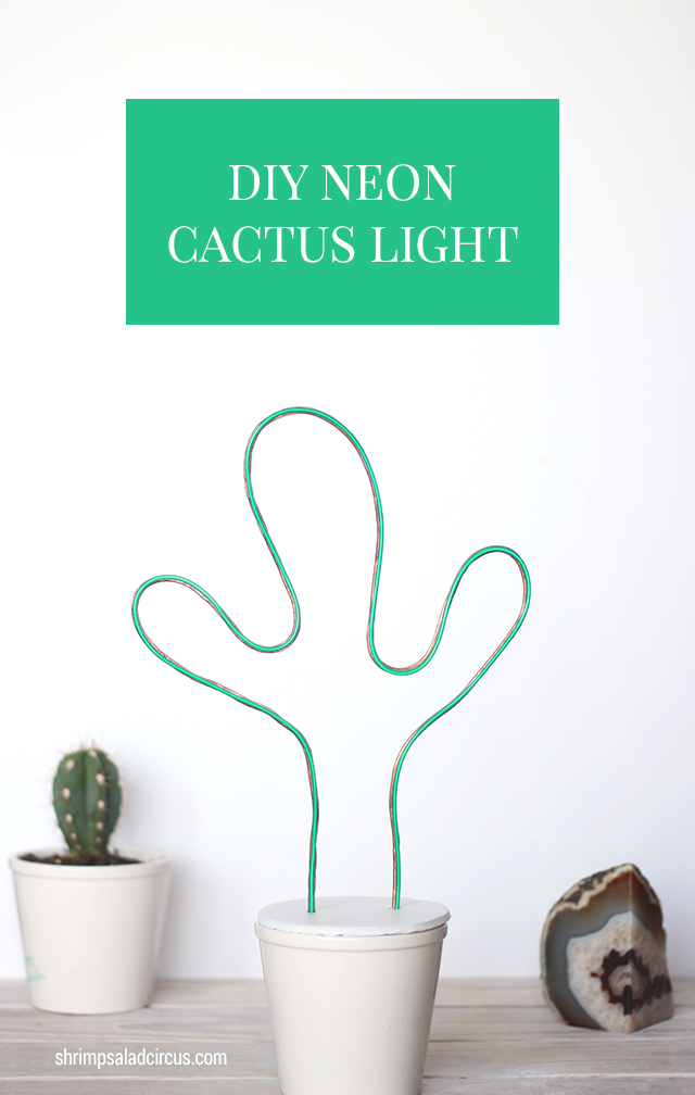 cactus lampje maken