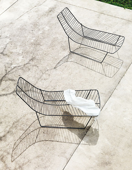 Chaise longue voor buiten