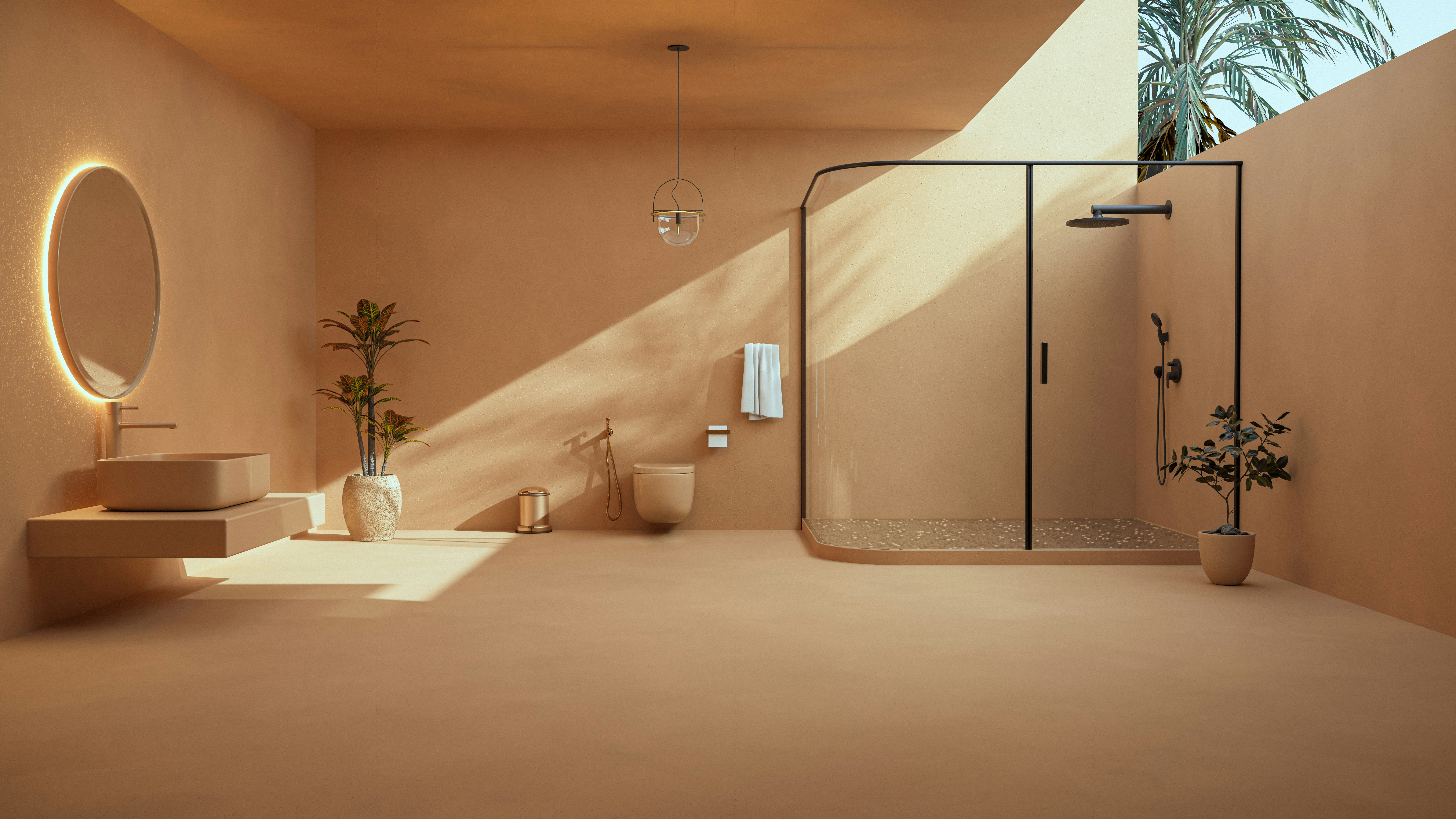 Rust en stijl in de badkamer