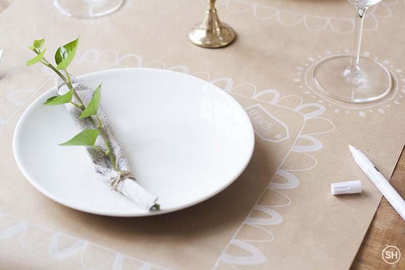 DIY: Tafelkleed van papier!