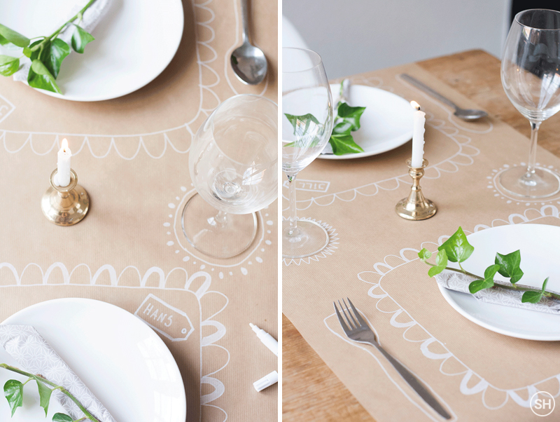 DIY: Tafelkleed van papier!