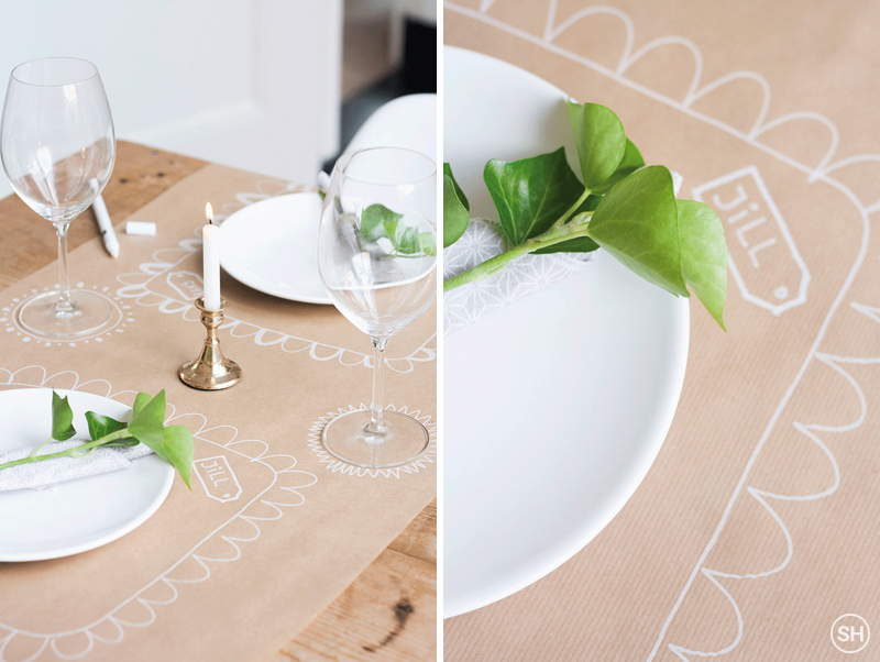 DIY: Tafelkleed van papier!
