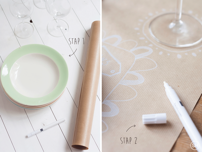 DIY: Tafelkleed van papier!