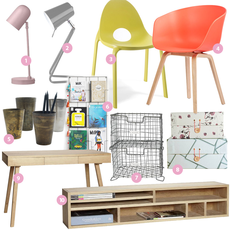 Werkplek collage
