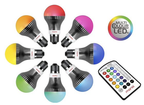 multicolor LEDlamp alle kleuren