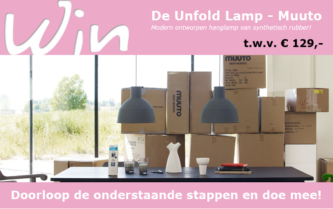 Win de Unfold lamp van Muuto