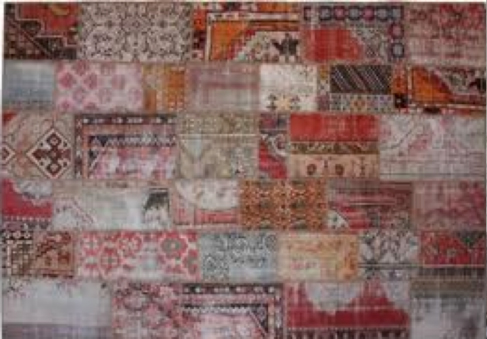 Oude perzische tapijten rood