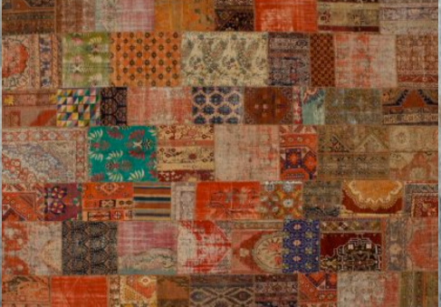 Oude perzische tapijten kleuren