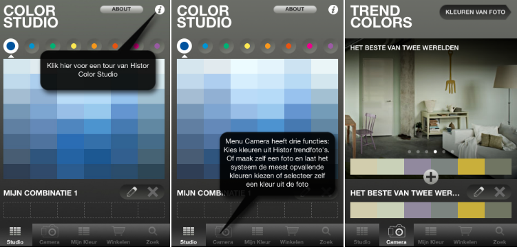 Kleurinspiratie apps
